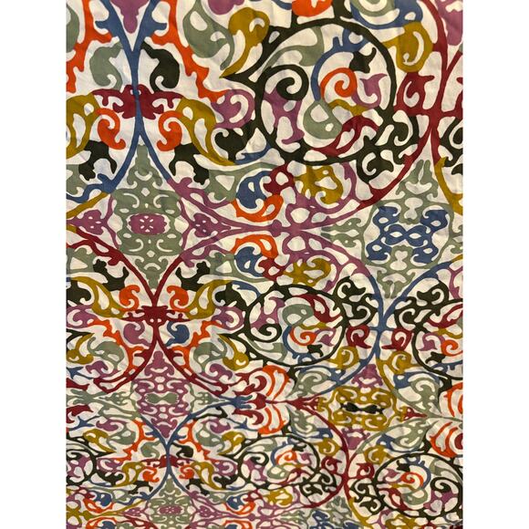 Crate & Barrel Lucia King Duvet Cover - Picture 2 of 6